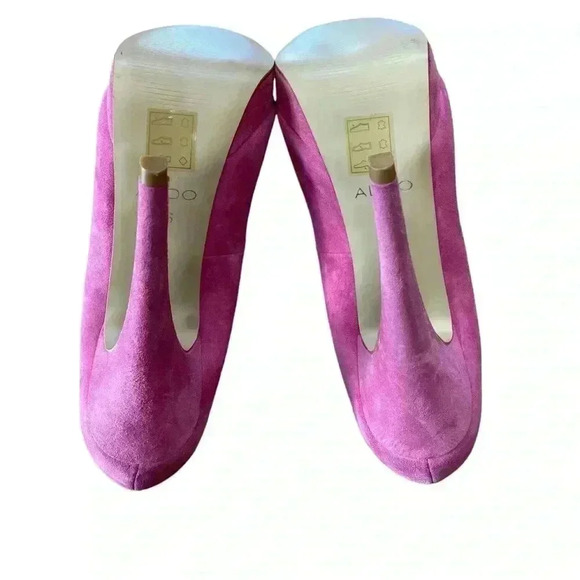 NWOT ALDO, Pink Suede Stiletto High Heels Elegant Design, Size 36 👠 - Picture 6 of 10